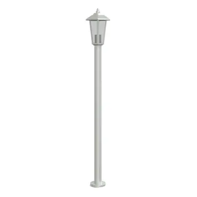 (silver, cm/ pcs) vidaXL Outdoor Floor Lamps Garden Light Pathway Standing Lamp Stainless Steel