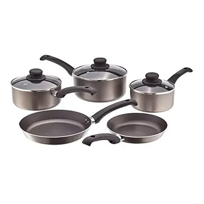 Judge Everyday JDAYC1 Set of Pans Non-Stick, 5-Piece Set 16cm 18cm 20cm Saucepans, 20cm 24cm Fry