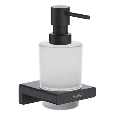 Hansgrohe AddStoris Bathroom Liquid Soap Dispenser Black Wall Mounted Modern