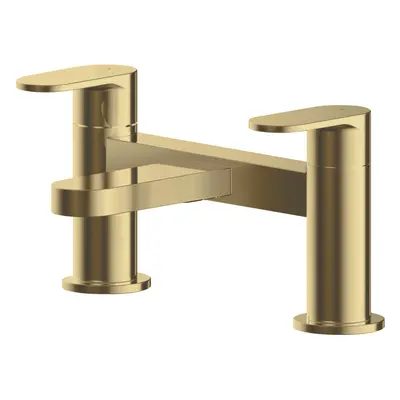 Current Round Deck Mounted Bath Filler Tap - Brushed Brass - Balterley