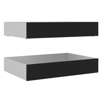 (Black) Naia Set of Underbed Drawers (for Single or Double beds)