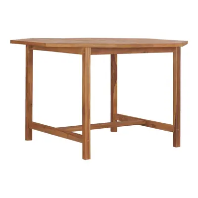 vidaXL Solid Wood Teak Garden Dining Table Kitchen Dining Room Patio Table