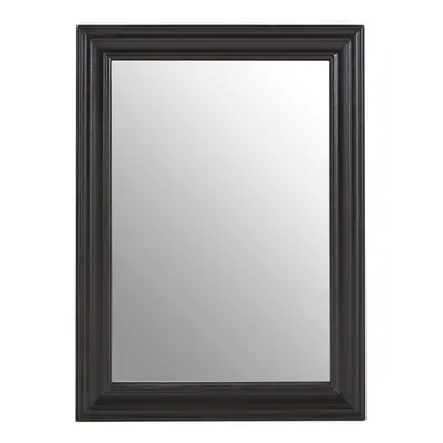 Premier Housewares Henley Black Wooden Framed Wall Mirror