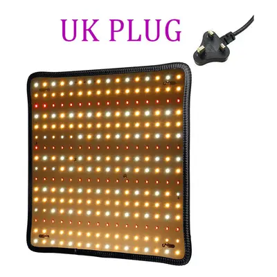 (UK Plug) 30cmx30cm Spectrum LED Grow Light Growing Lamp For Hydroponics Flower Plant