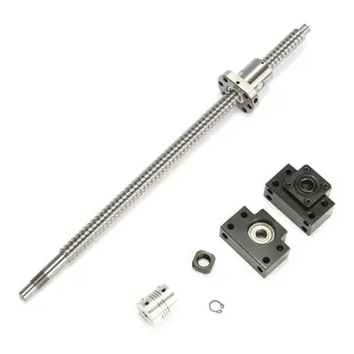 400mm Ball Screw with BK12 BF12 Supports and 6.35x10mm Coupler for CNC