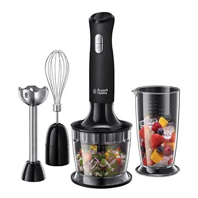 Russell Hobbs Desire in Electric Hand Blender, Mini Chopper & Whisk attachment, 500ml capacity c