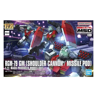 HG 1/144 RGM-79 GM[SHOULDER CANNON/MISSILE POD]