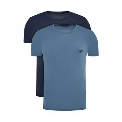 (S) Bodywear 2-Pack Crew Neck T-shirt, Marine / Iron