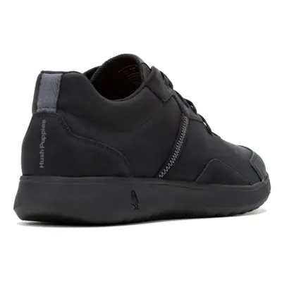 (Black, (Adults')) Hush Puppies The Good Leather Men's Black Trainers