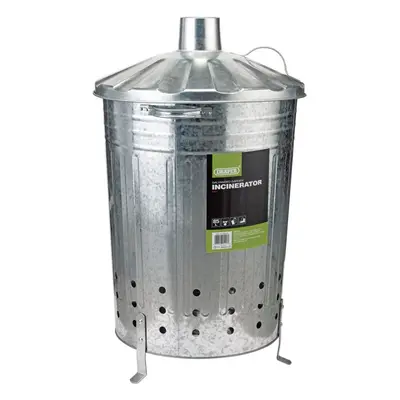 Galvanised Garden Incinerator, 85L