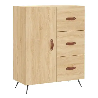 vidaXL Sideboard Storage Side Cabinet Cupboard Sonoma Oak Engineered Wood