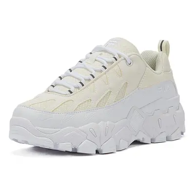 (UK 3) Fila Raid Womens White/Ecru Trainers