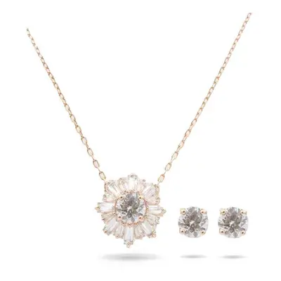 Swarovski Sunshine Flower Necklace & Earring Jewellery Set