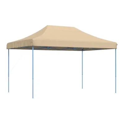 (beige, without sidewall) vidaXL Foldable Tent Pop-up Outdoor Party Tent Garden Gazebo Canopy Sh