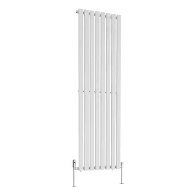 (1800 x 550mm Single) NRG Horizontal Vertical Designer D-shape Radiator Single Double Panel Bath