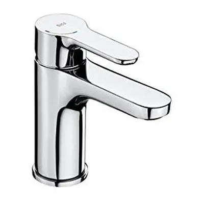 Roca A5A3K09C00 - Smooth body cold start mixer sink, L20 collection, chrome finish.