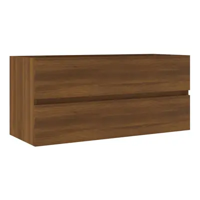 (brown oak) vidaXL Sink Cabinet Chipboard Storage Bathroom Washroom Multi Models/Colours