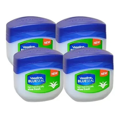 Vaseline BlueSeal Petroleum Light Hydrating Jelly 100m with Aloe Fresh, Pack of