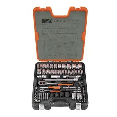 Bahco S800 Socket Set of Metric & AF 1/4 & 1/2in Drive