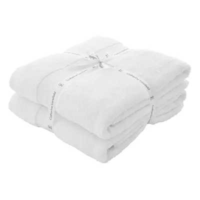 Antibacterial Bath Sheet Pair White