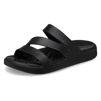 Crocs Women's Getaway Platform Strappy Sandals, Black