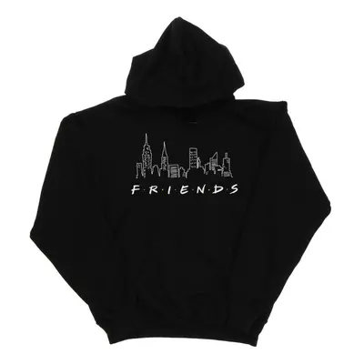 (5XL, Black) Friends Mens Skyline Logo Hoodie