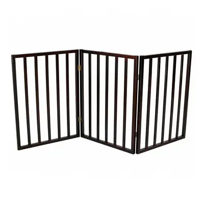 Oypla Folding Wooden Pet Gate | Wooden Stair Gate