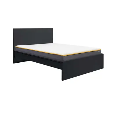 King Size Bed Frame Black Birlea Oslo 5FT Modern Bedstead