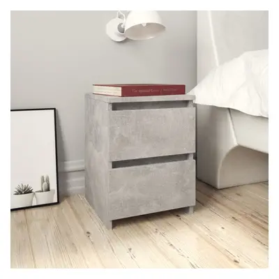 Bedside Cabinets pcs Concrete Grey 30x30x40 cm Chipboard