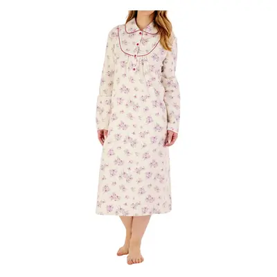 (Pink, 28/30) Slenderella ND88211 Women's Floral Cotton Nightdress