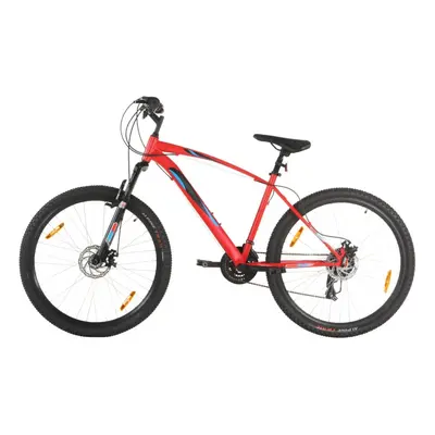 vidaXL Mountain Bike Speed inch Wheel cm Frame Red Cycling Bicycle