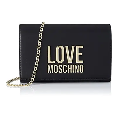 Love Moschino Women's Shoulder Bag, Pre Collection Fall Winter 2021, Black, 13,5x22x7