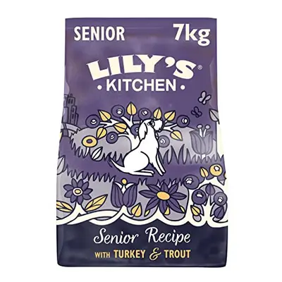 Lily's Kitchen Senior Recipe Turkey & Trout Natural Grain Free Complete Dry Dog Food (7 kg)