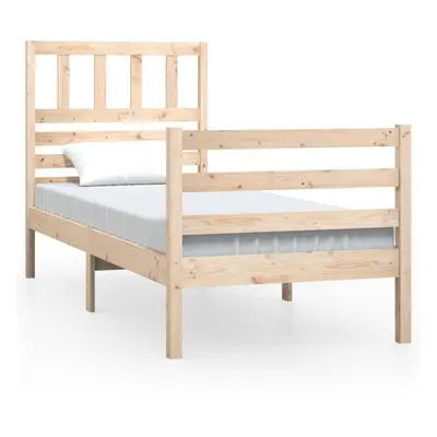 (brown, x cm) vidaXL Bed Frame Bed Base Bedstead Bedroom Mattress Foundation Solid Wood