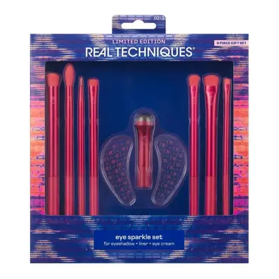 REAL TECHNIQUES Limited Edition Eye Sparkle Makeup Brush & Skincare Kit, Eye Makeup Brushes, Und