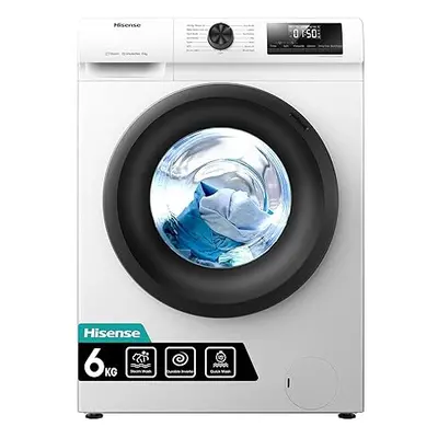 Hisense-WFQP6012EVM-6 KG- Durable Inverter Washing Machine