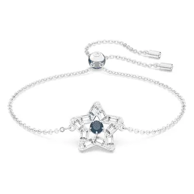 Swarovski Stella Star Blue Rhodium Plated Bracelet