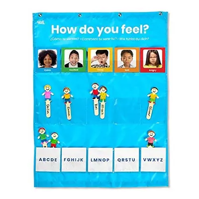 Express Your Feelings Pocket Chart Kids Communicate Emotions To Teachers, Social Emotional Learn