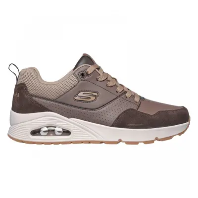 (10 (Adults')) Uno - Retro One | Brown | Men's Classic "Jogger" Style Sneakers