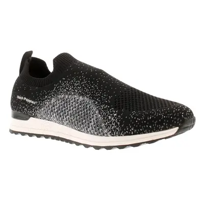 (Black, (Adults')) Hush Puppies Ennis Women's Trainers UK Size