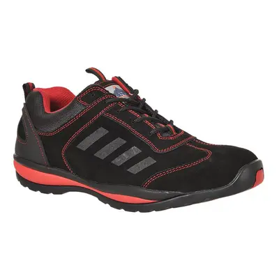 (10.5 UK, Red) Portwest Mens Steelite Lusum Suede Safety Trainers