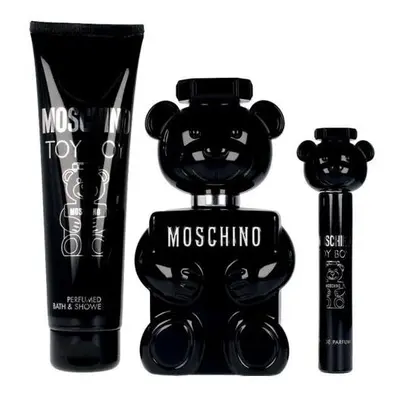 Moschino Toy Boy Pcs Set: 3.4 Eau De Parfum Spray + 0.3 Oz Eau De Parfum Travel Spray + 6.7 Perf