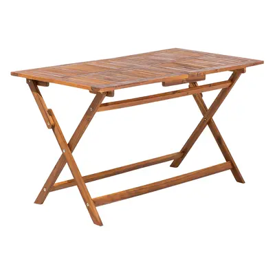 Garden Table Wood Dark Wood CENTO