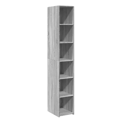 (grey sonoma) vidaXL Highboard Sideboard Side Cabinet Cupboard Grey Sonoma Engineered Wood