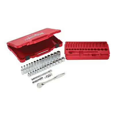 Milwaukee Hand Tools 3/8in Ratcheting Socket Set Metric, Piece