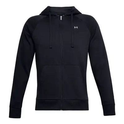 (L, Black) Under Armour Mens Rival Fleece Soft Brushed Raglan Full Zip Hoodie Hoody