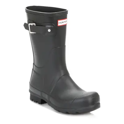 (UK 8) Hunter Original Mens Black Short Wellington Boots