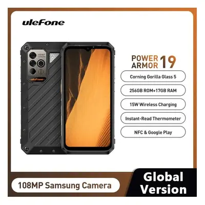 NEW Ulefone Power Armor 12GB+256GB Global 4G Rugged Phone Dual SIM Instant-Read Thermometer