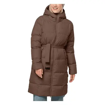 (XL, Hazelnut Brown) Jack Wolfskin Womens Frozen Lake Windproof Water Repellent Jacket Coat