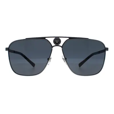 Versace Sunglasses VE2238 Gunmetal Dark Grey Polarized